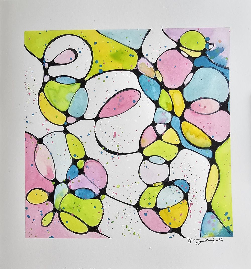 Abstract watercolor p2 - image 4 - student project