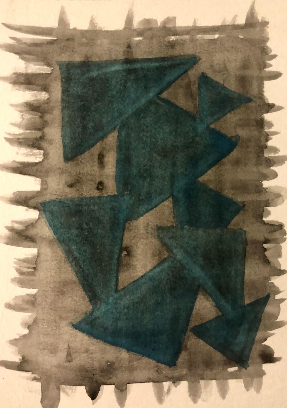 Abstract Watercolor - Shapes - image 4 - student project