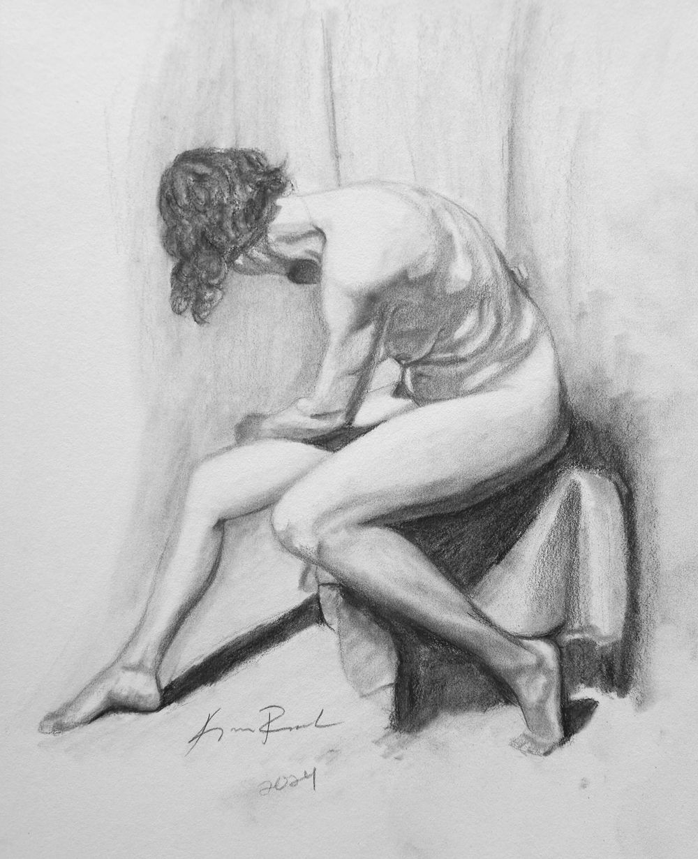 Measuring and Proportion - Figure Drawing Practice - image 2 - student project