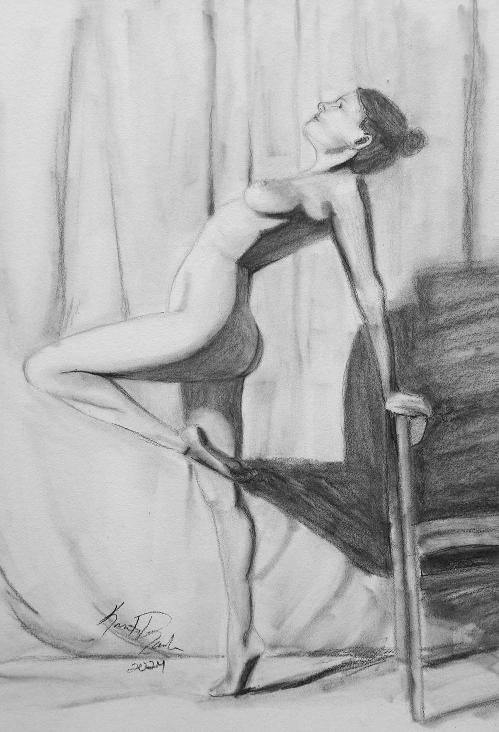 Measuring and Proportion - Figure Drawing Practice - image 3 - student project