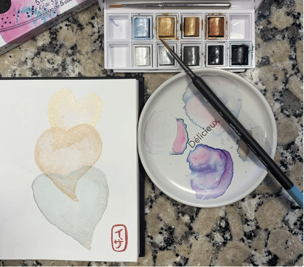 3 transparent hearts - image 1 - student project