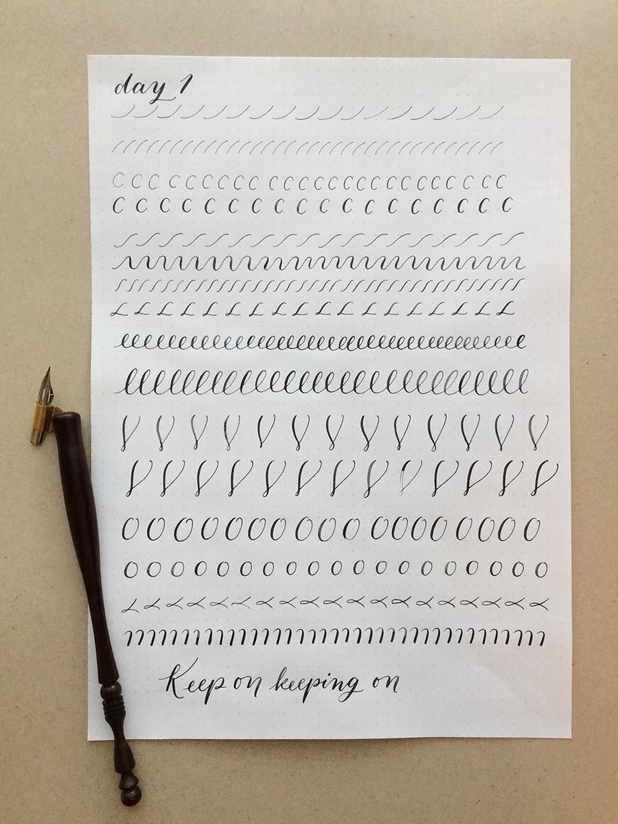 10 Day Calligraphy Challenge - image 1 - student project