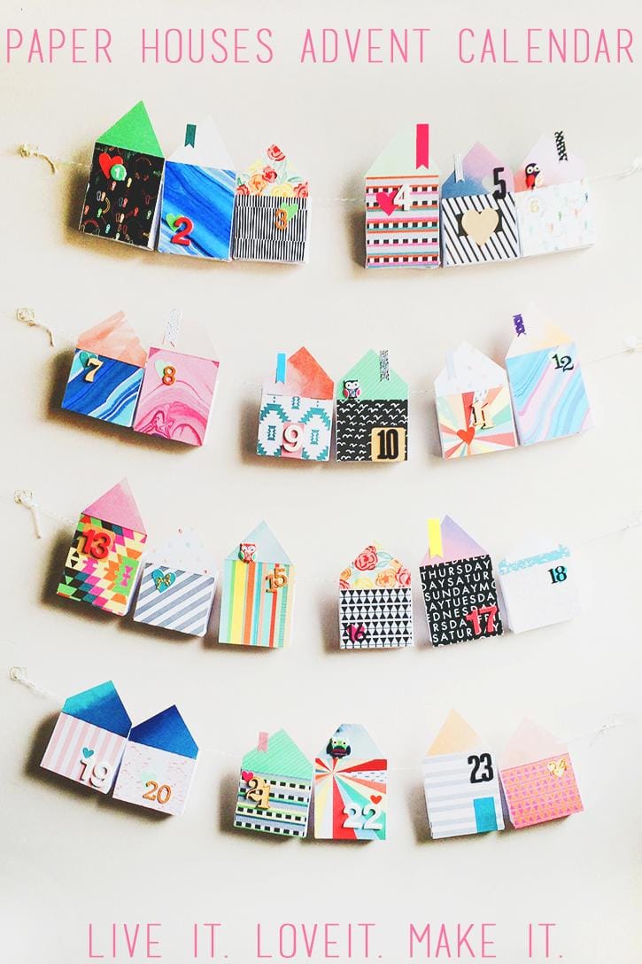 Make it: Fabric House Advent Calendar - image 1 - student project