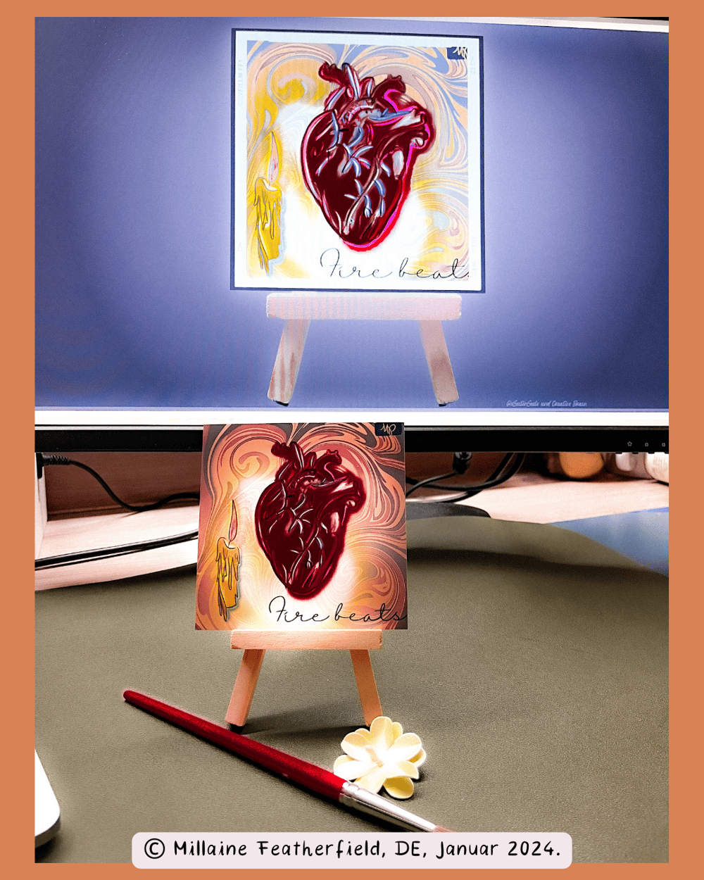 Kunstwerk: "Fire beats" - image 1 - student project