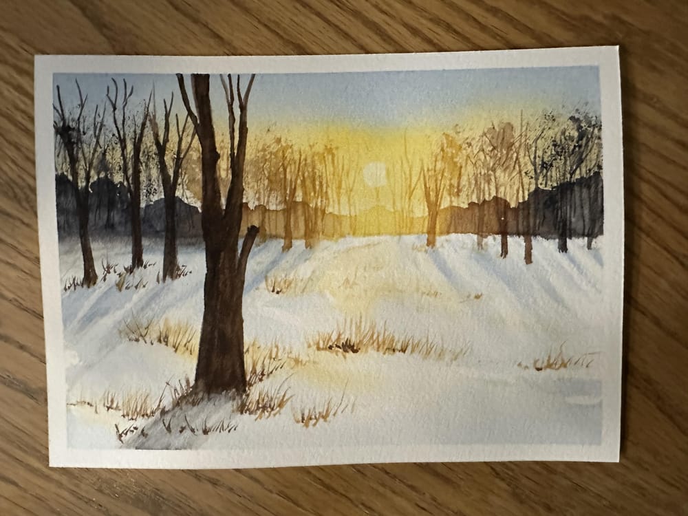 Snowy Scene - image 1 - student project