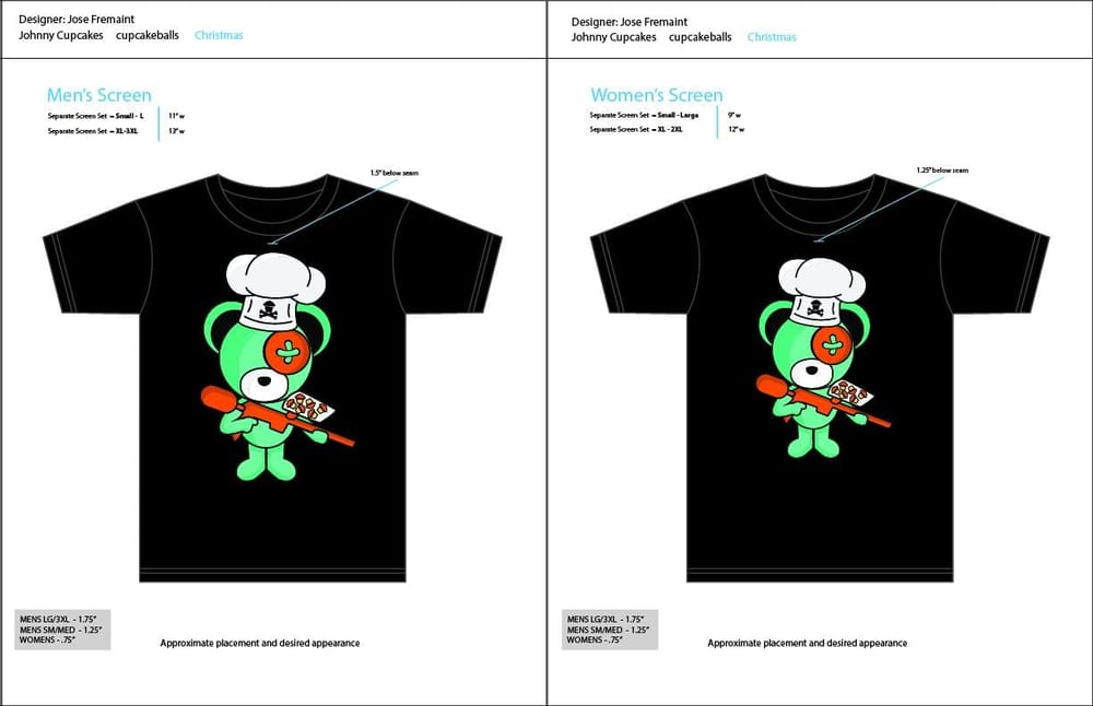 Boomy Bear and Johnny Cupcakes collaboration - image 4 - student project
