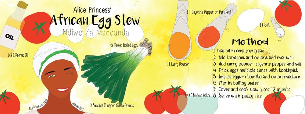 Alice Princess' African Egg Stew | Ndiwo Za Mandanda - image 1 - student project