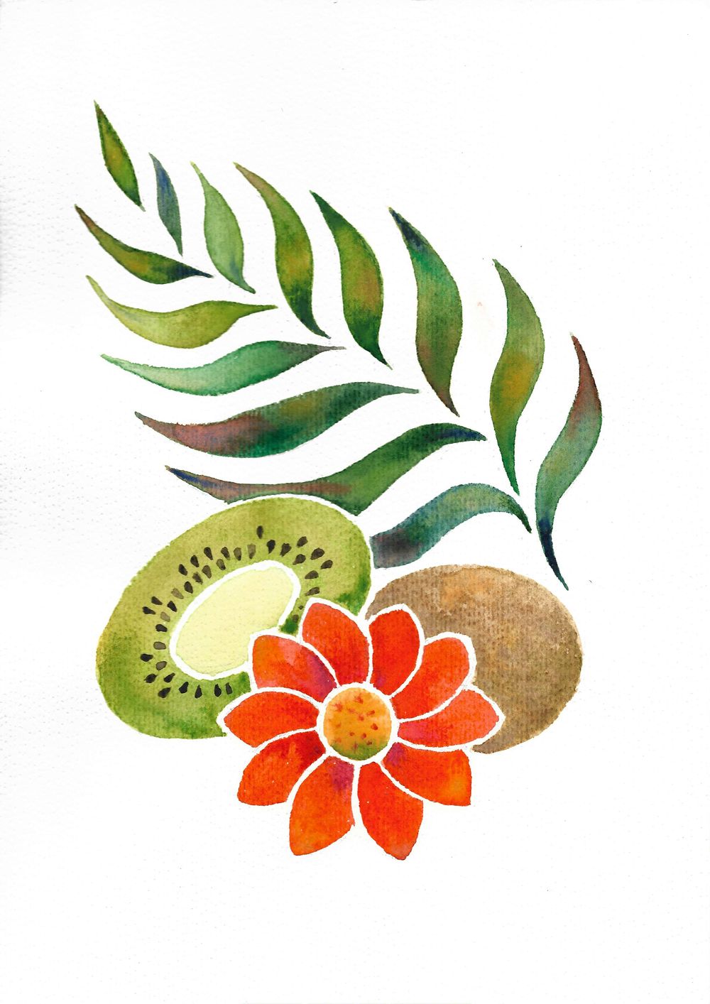 "Fruits & Florals in Watercolor" with Cat Coquillette - image 1 - student project
