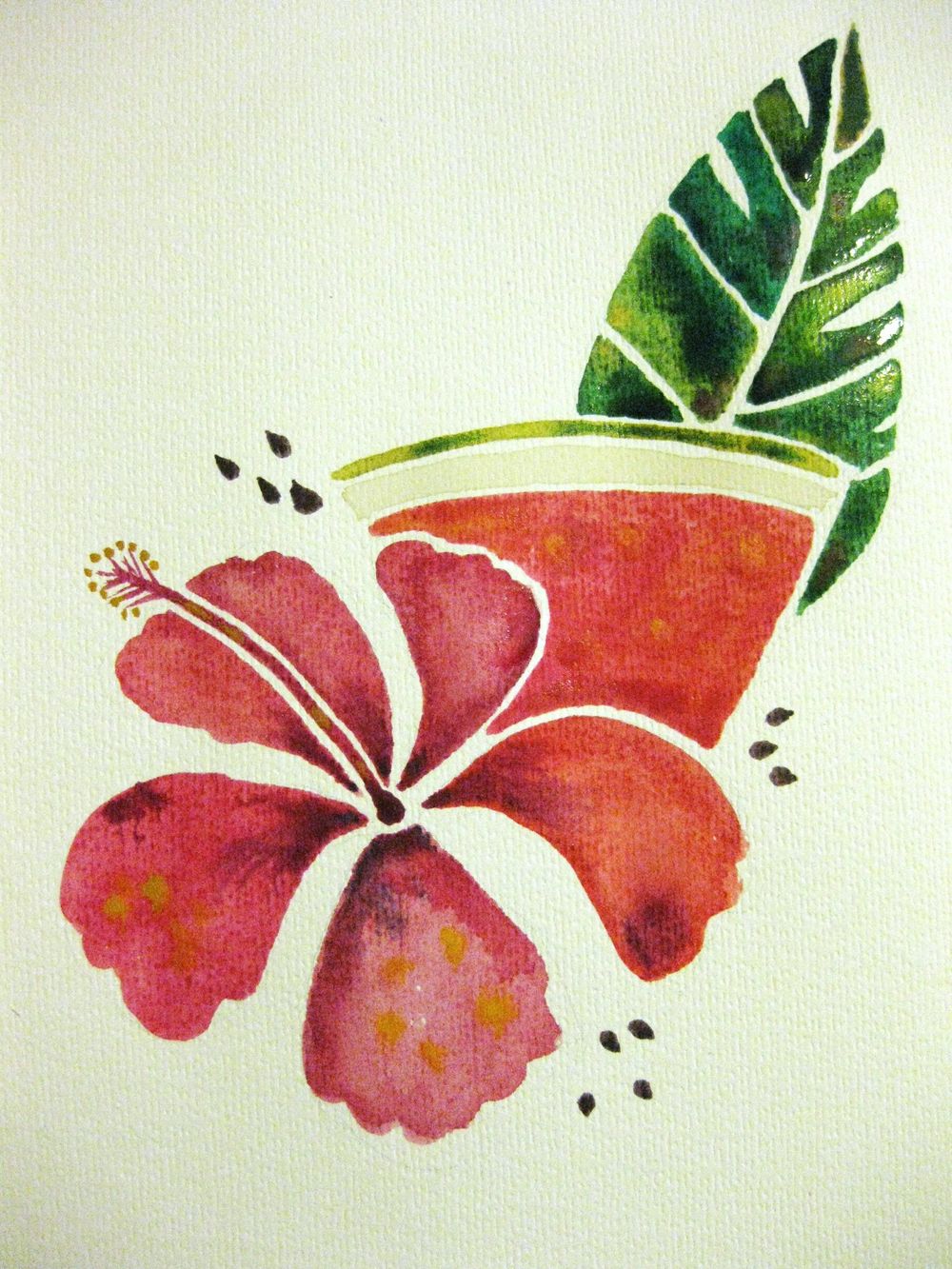 "Fruits & Florals in Watercolor" with Cat Coquillette - image 5 - student project