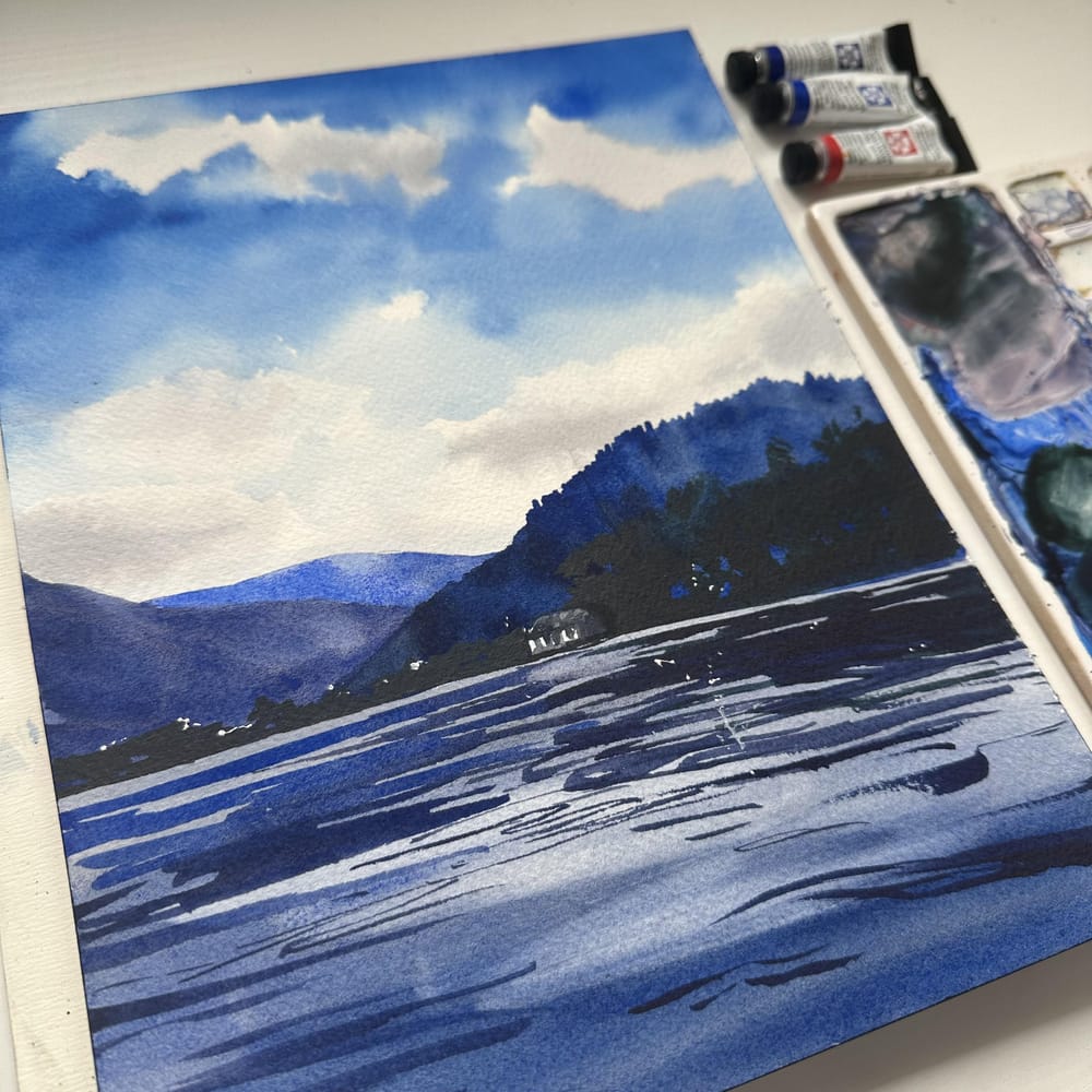 Blue scenery - image 1 - student project