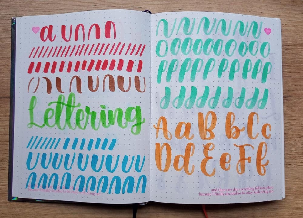 Brush lettering - image 1 - student project