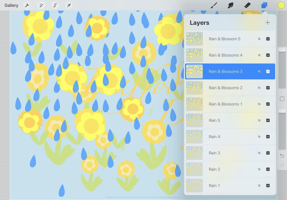 Spring Rain - image 1 - student project