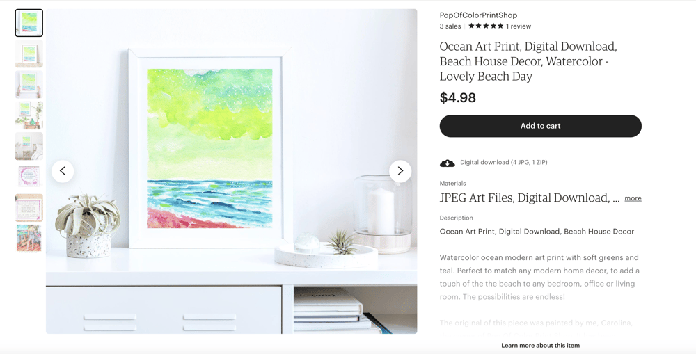 Improving An Old Abandoned Etsy Shop and Creating a New One! - image 2 - student project