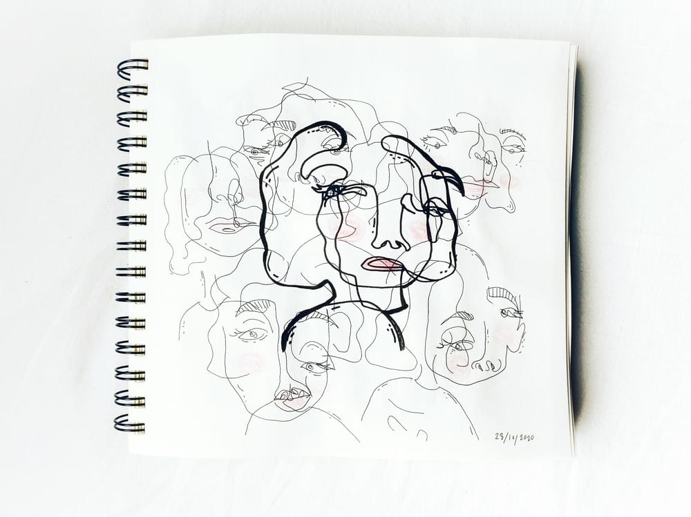 Contour Faces - image 2 - student project