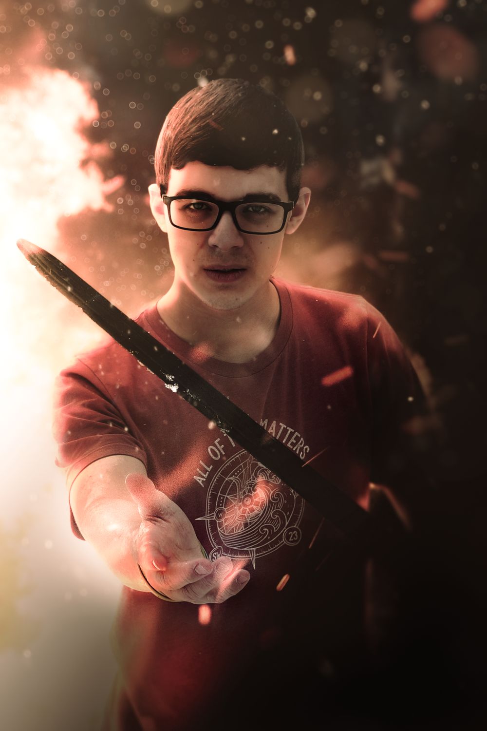 Fiery Scene Poster - image 1 - student project