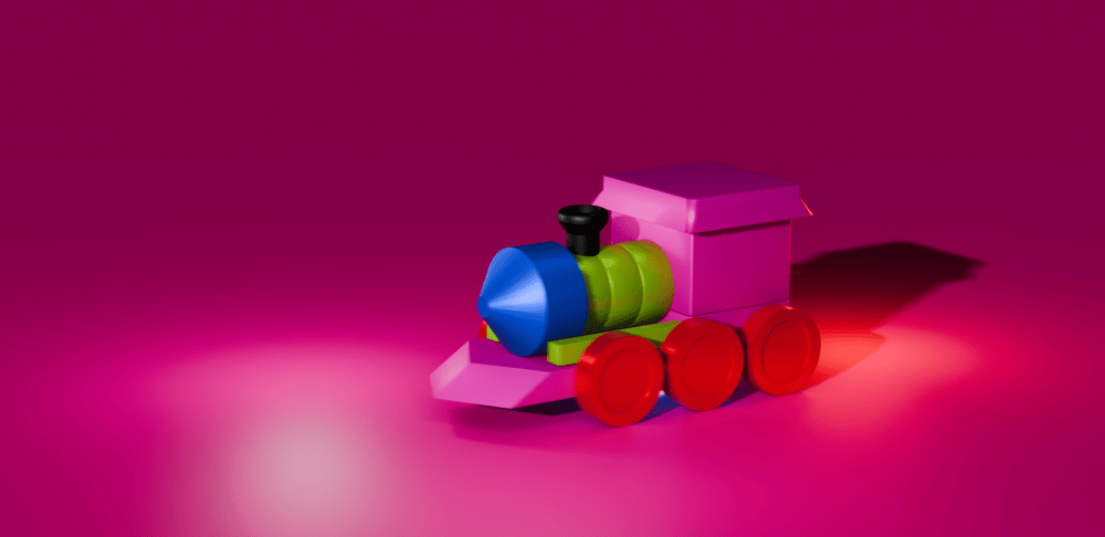 Toy Train render - image 1 - student project