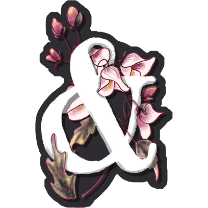 Floral Type stickers - image 1 - student project
