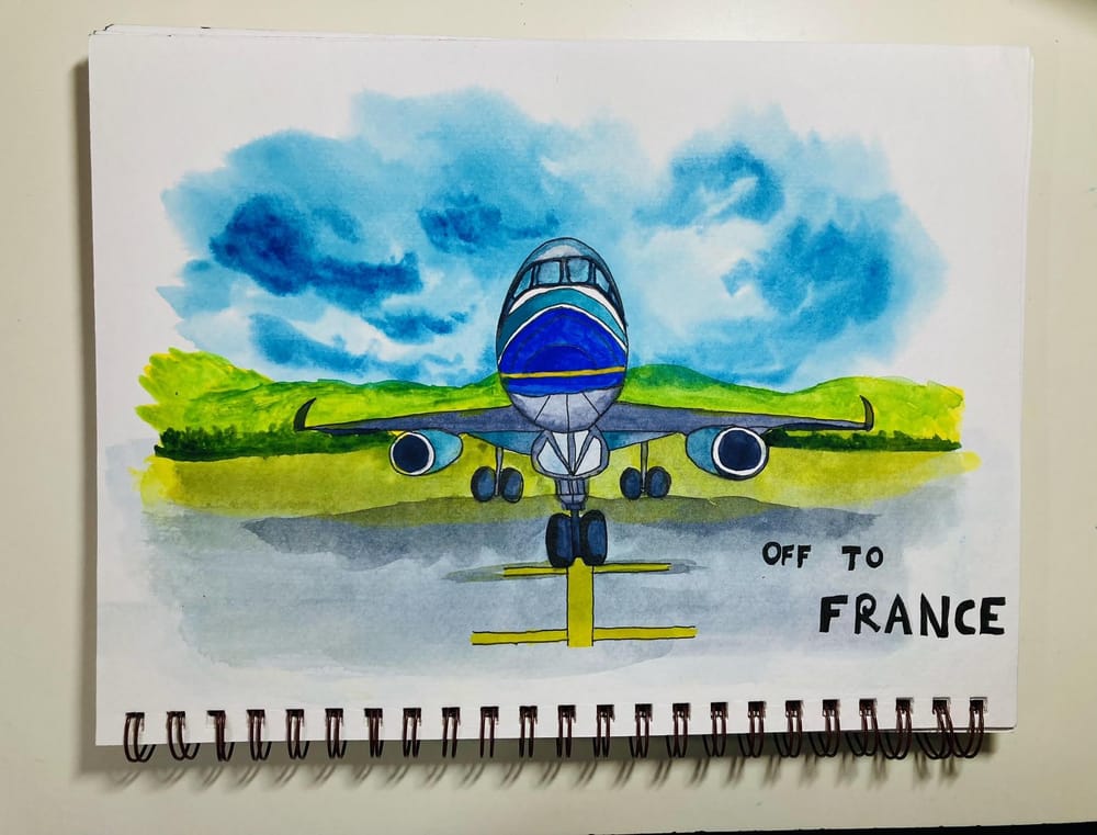 My first travel sketchbook!! - image 2 - student project