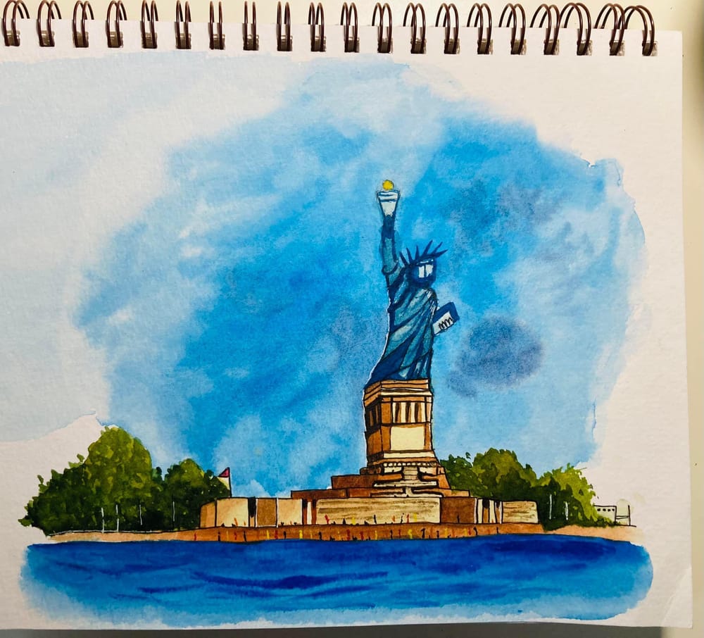 My first travel sketchbook!! - image 5 - student project