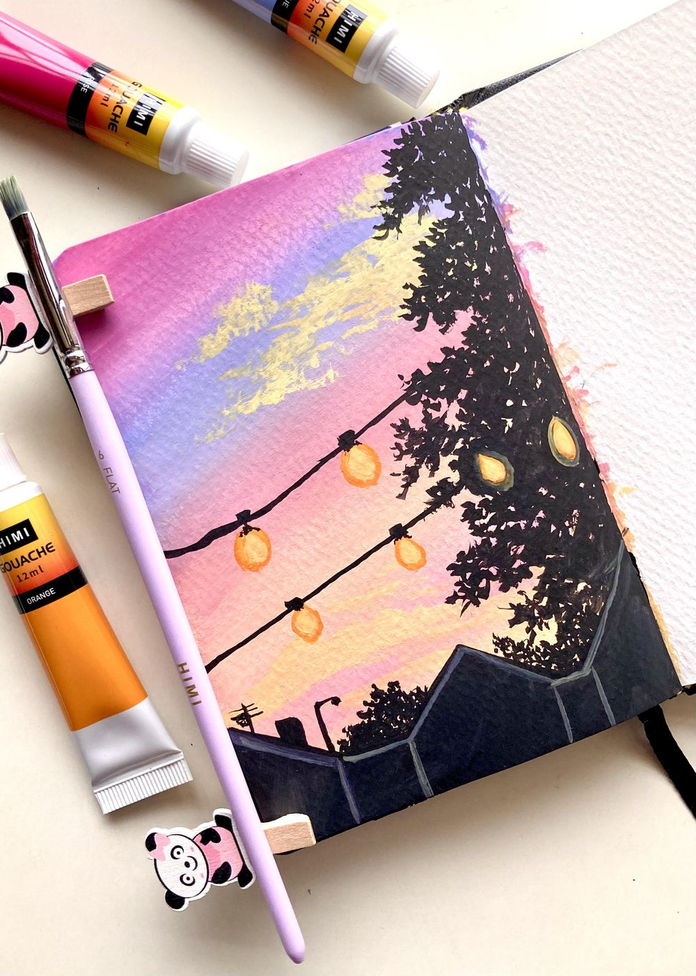 30 days gouache challenge - image 17 - student project
