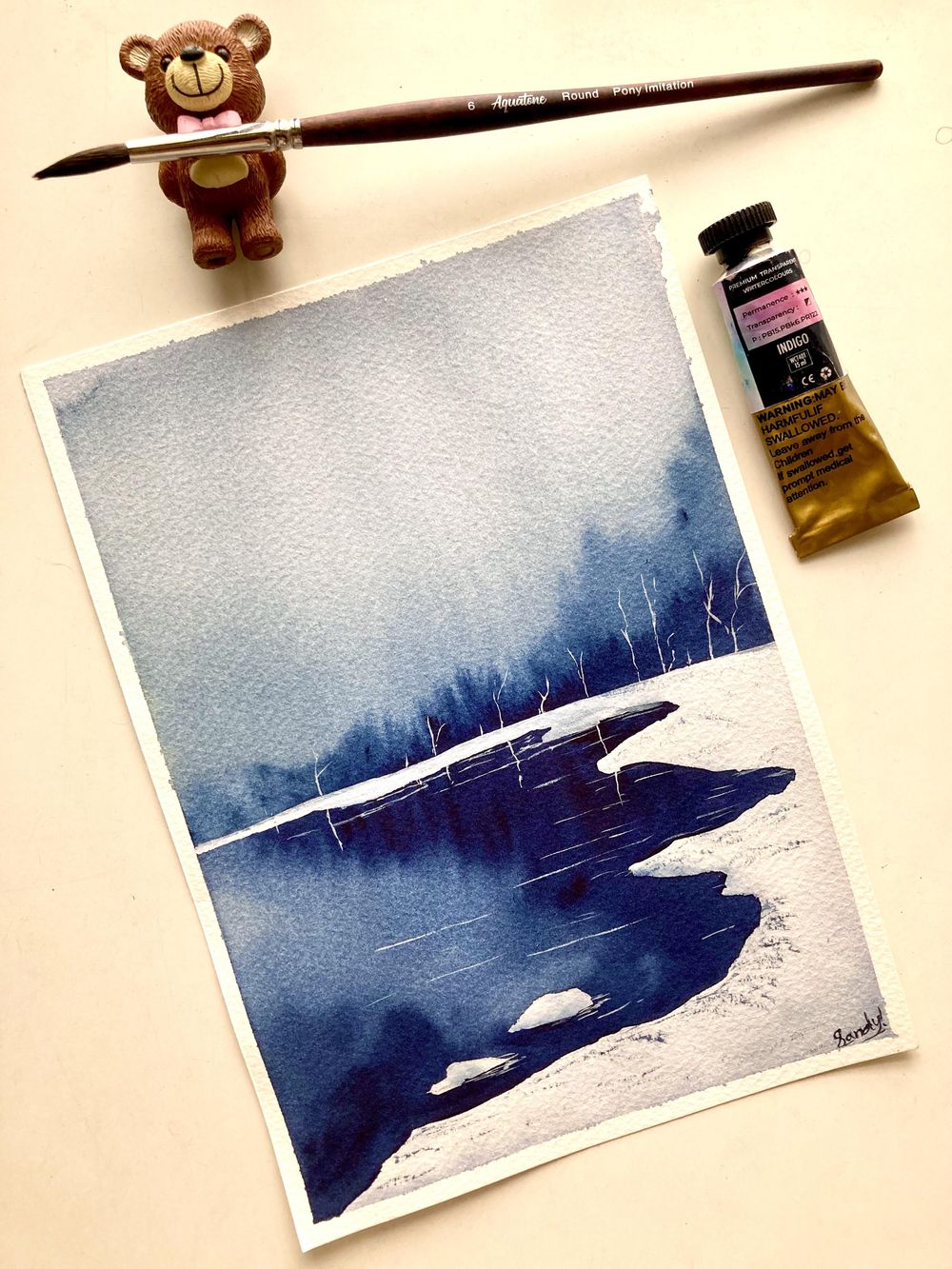 30 days watercolour challenge - image 10 - student project