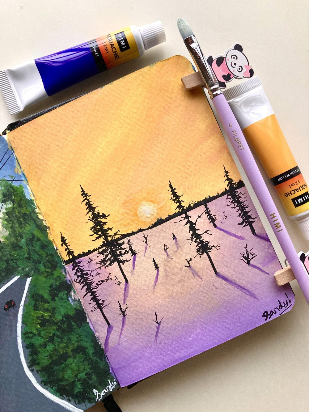 30 days gouache challenge - image 22 - student project