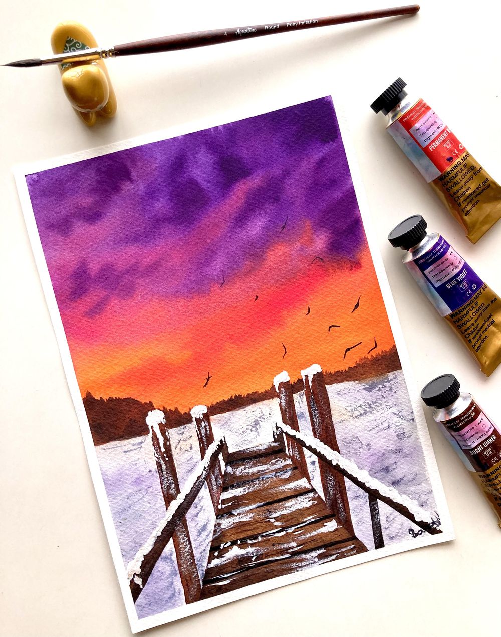 30 days watercolour challenge - image 25 - student project