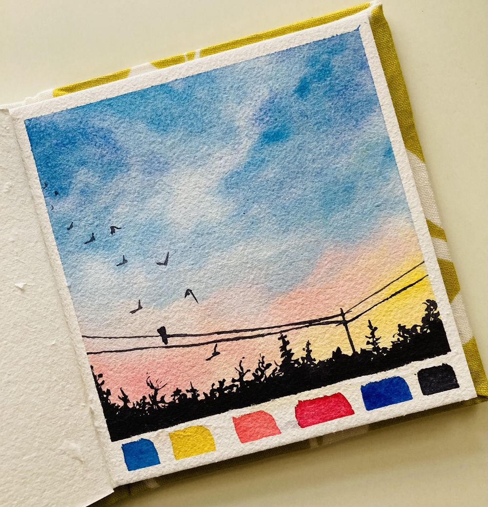 15 day watercolour challenge - image 1 - student project