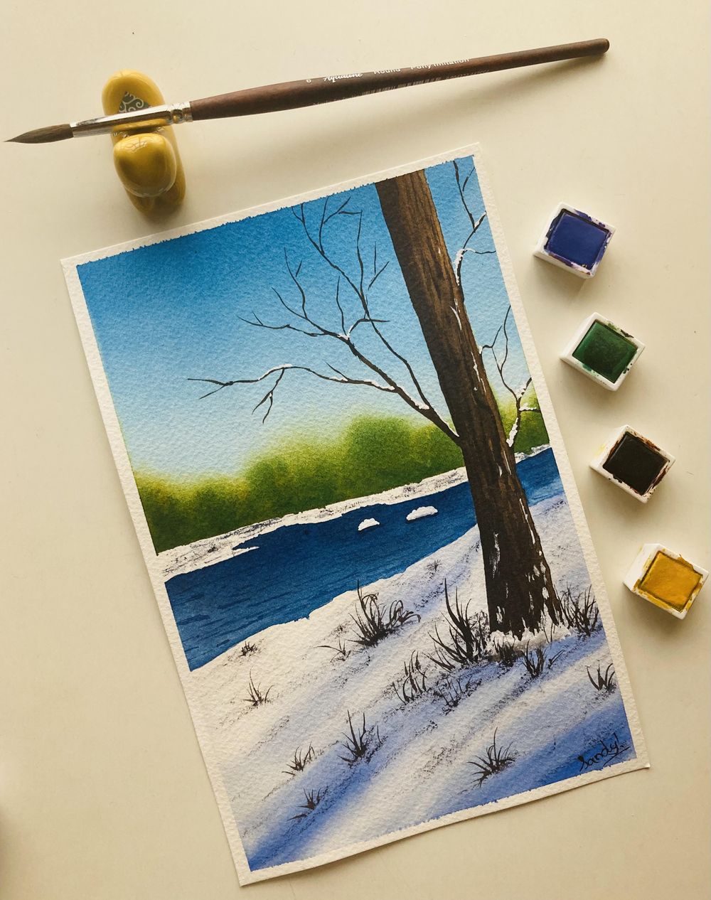 30 days watercolour challenge - image 7 - student project