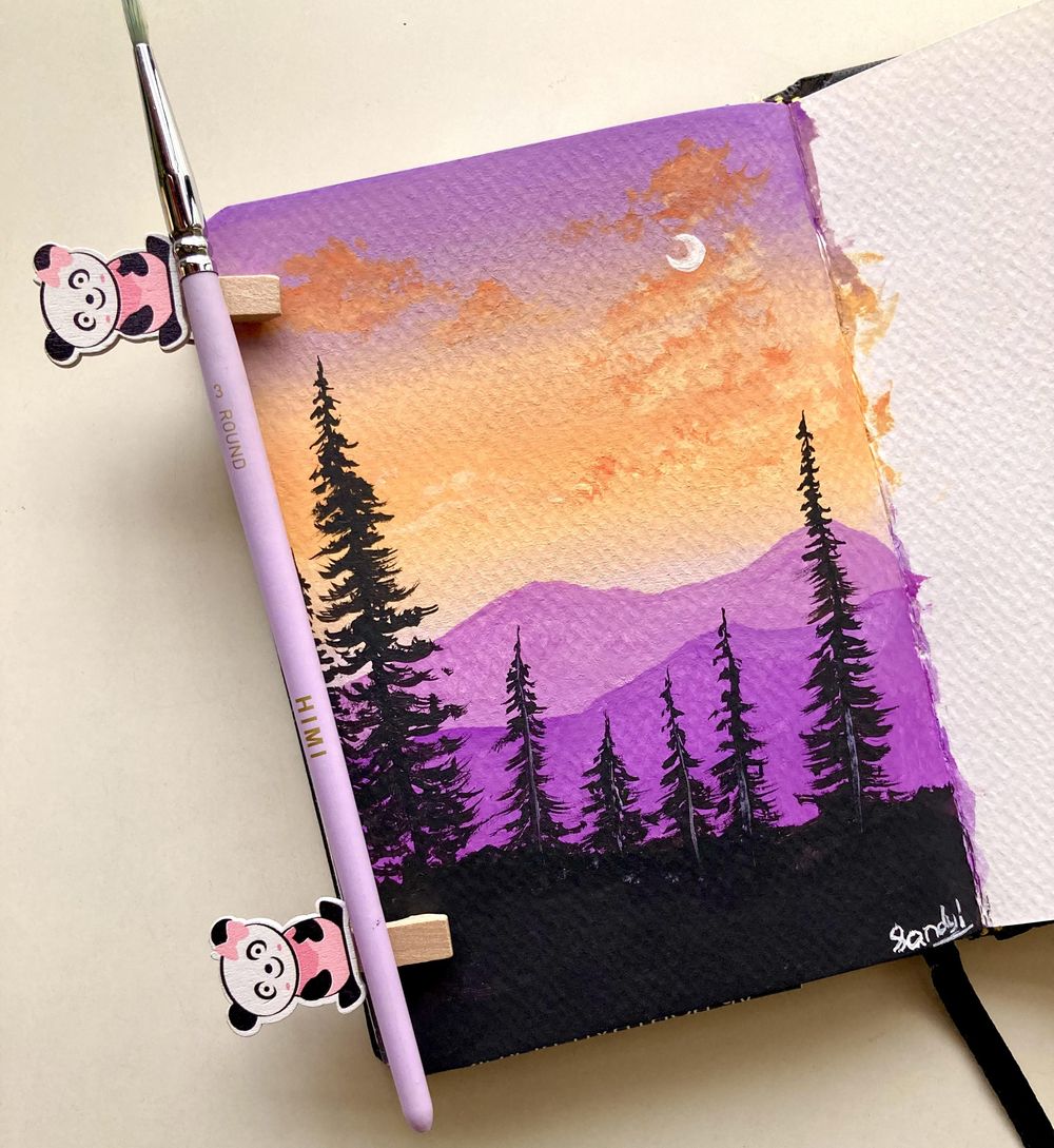 30 days gouache challenge - image 15 - student project