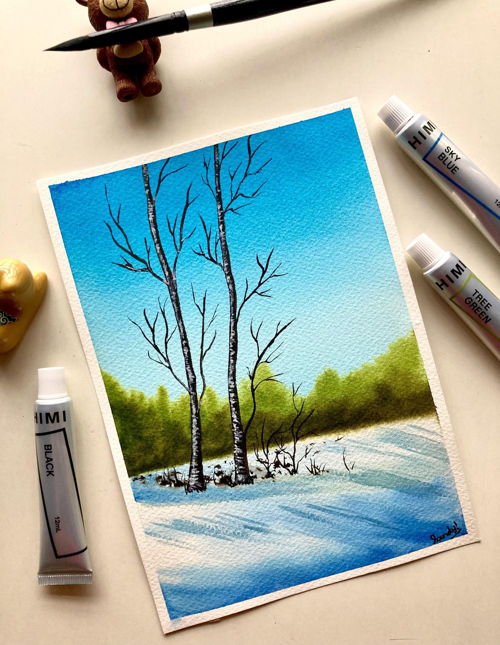 30 days watercolour challenge - image 15 - student project