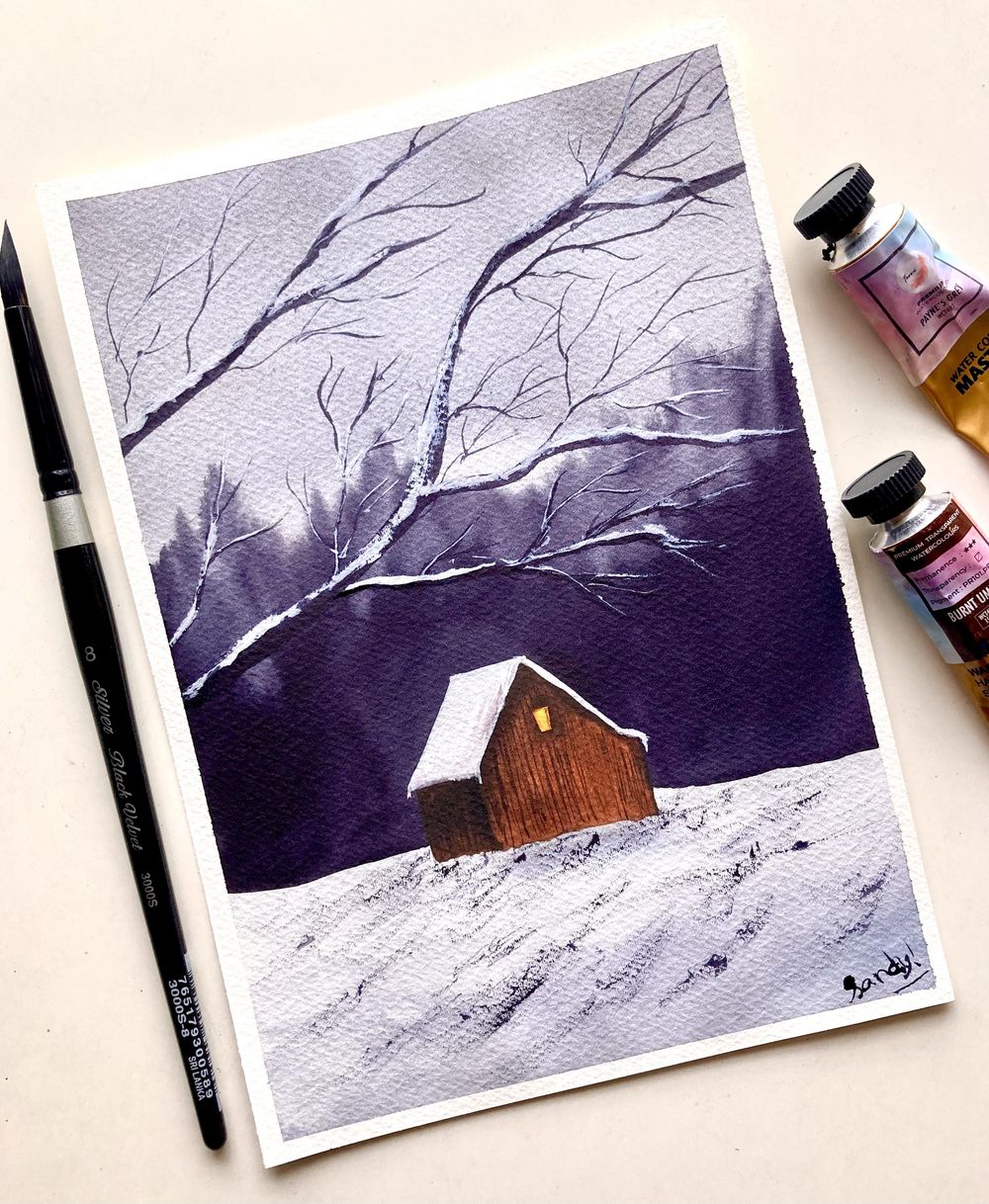 30 days watercolour challenge - image 21 - student project
