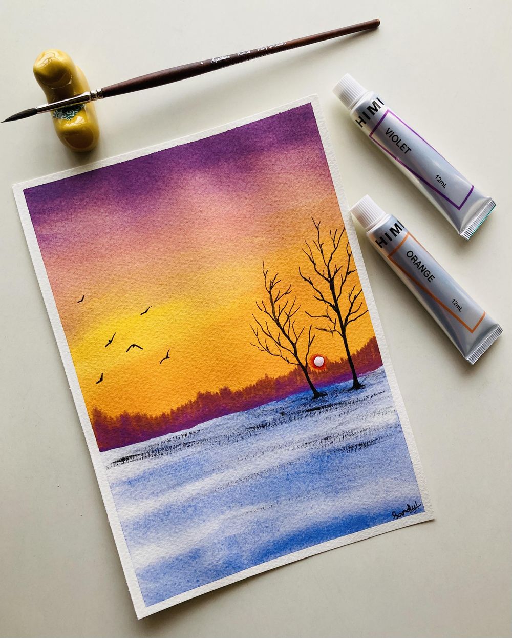 30 days watercolour challenge - image 11 - student project