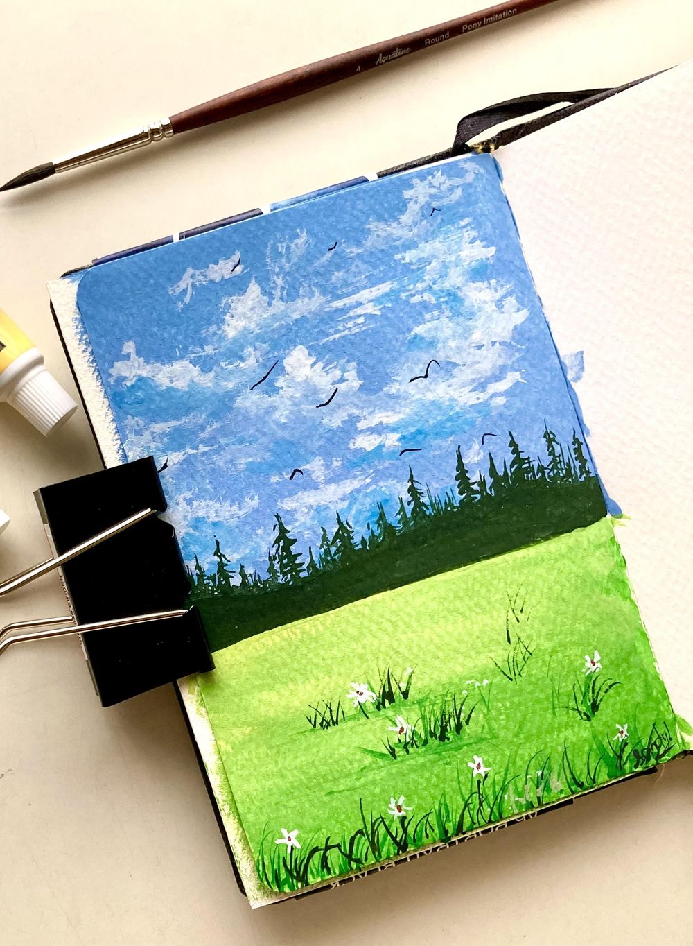 30 days gouache challenge - image 6 - student project