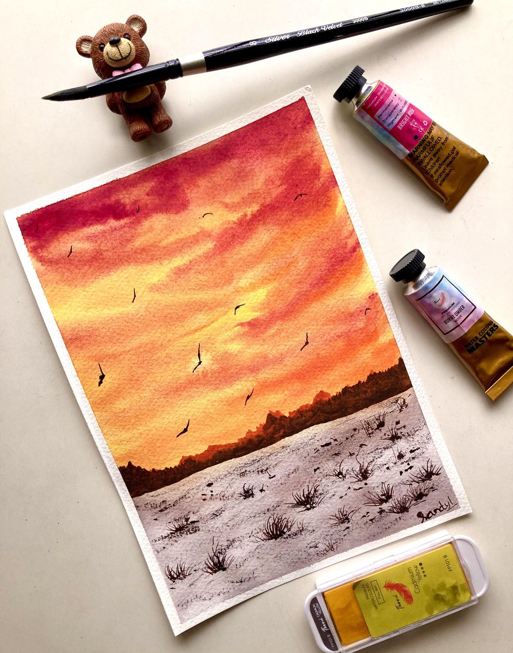 30 days watercolour challenge - image 22 - student project