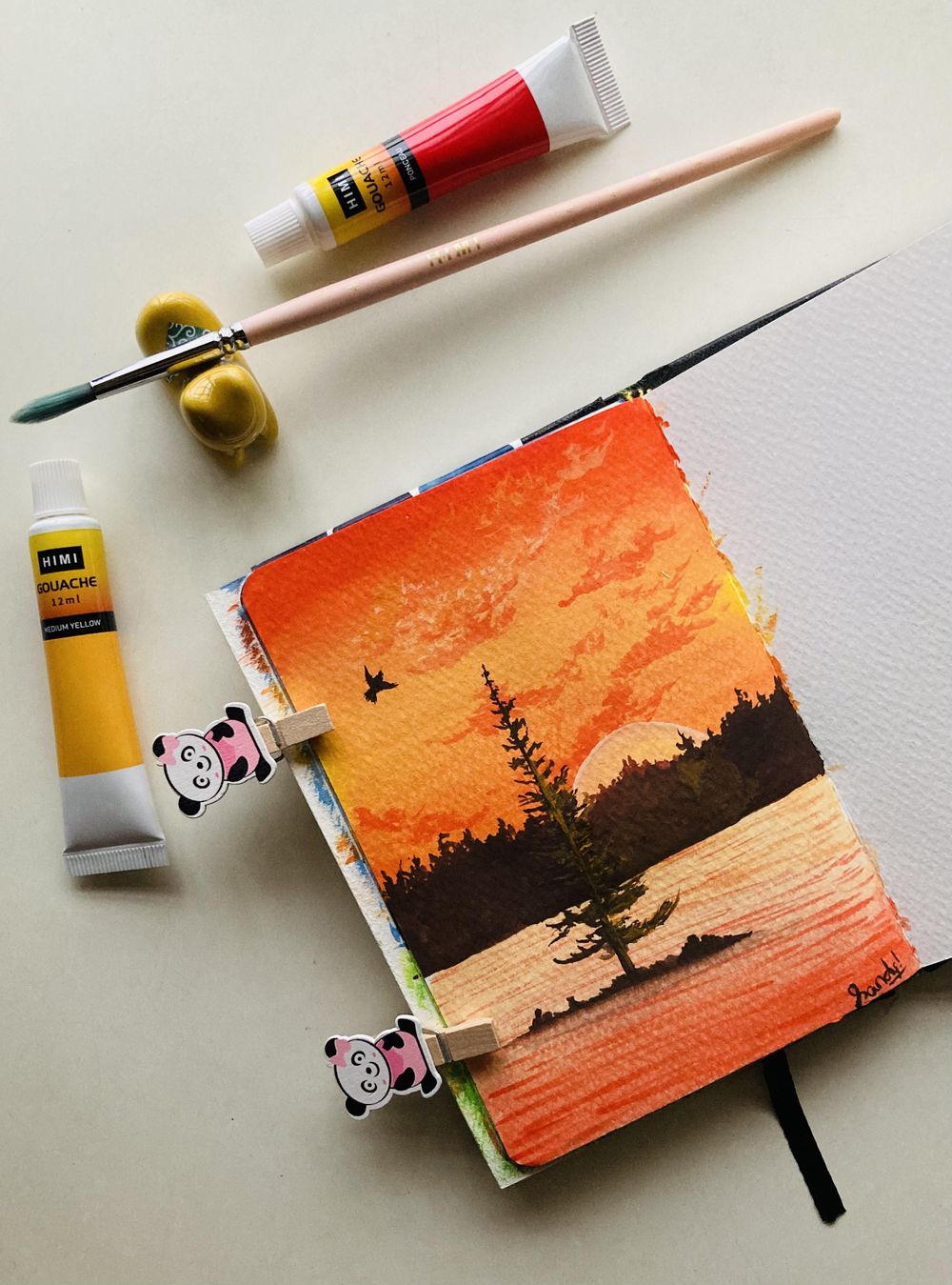 30 days gouache challenge - image 8 - student project