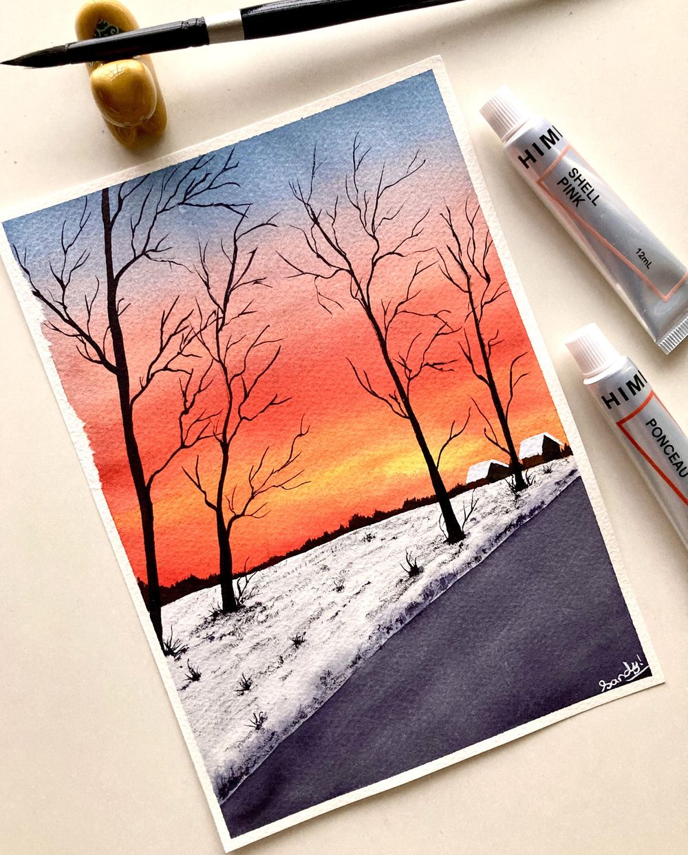 30 days watercolour challenge - image 29 - student project
