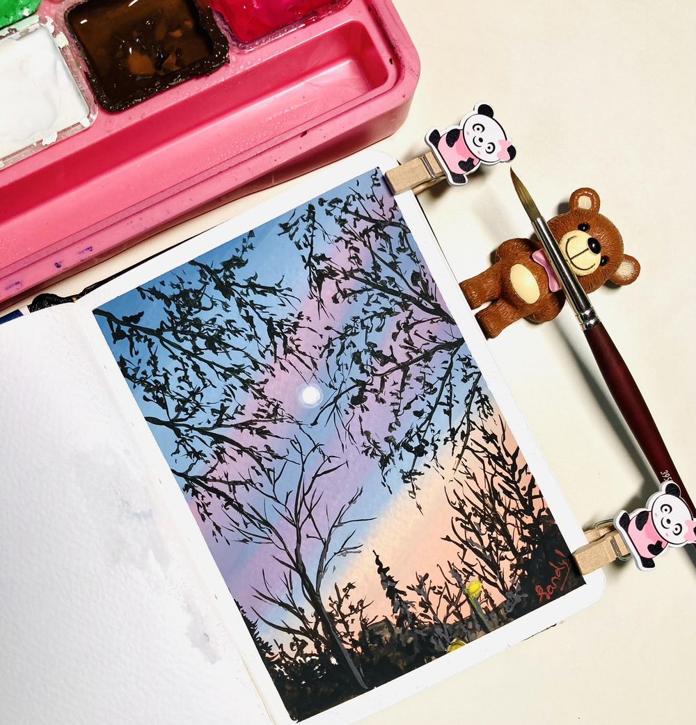15 days gouache challenge - image 5 - student project