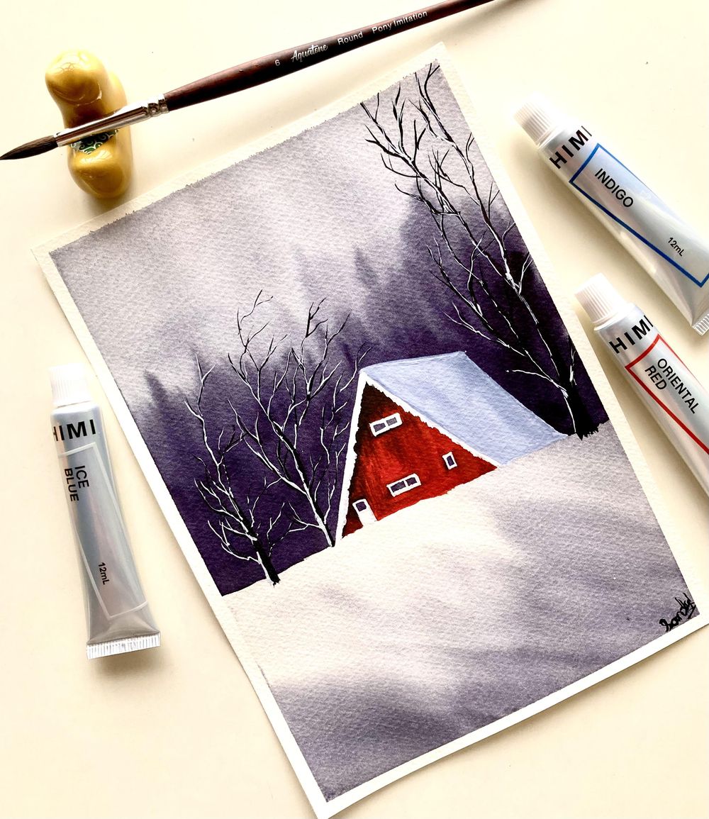 30 days watercolour challenge - image 27 - student project