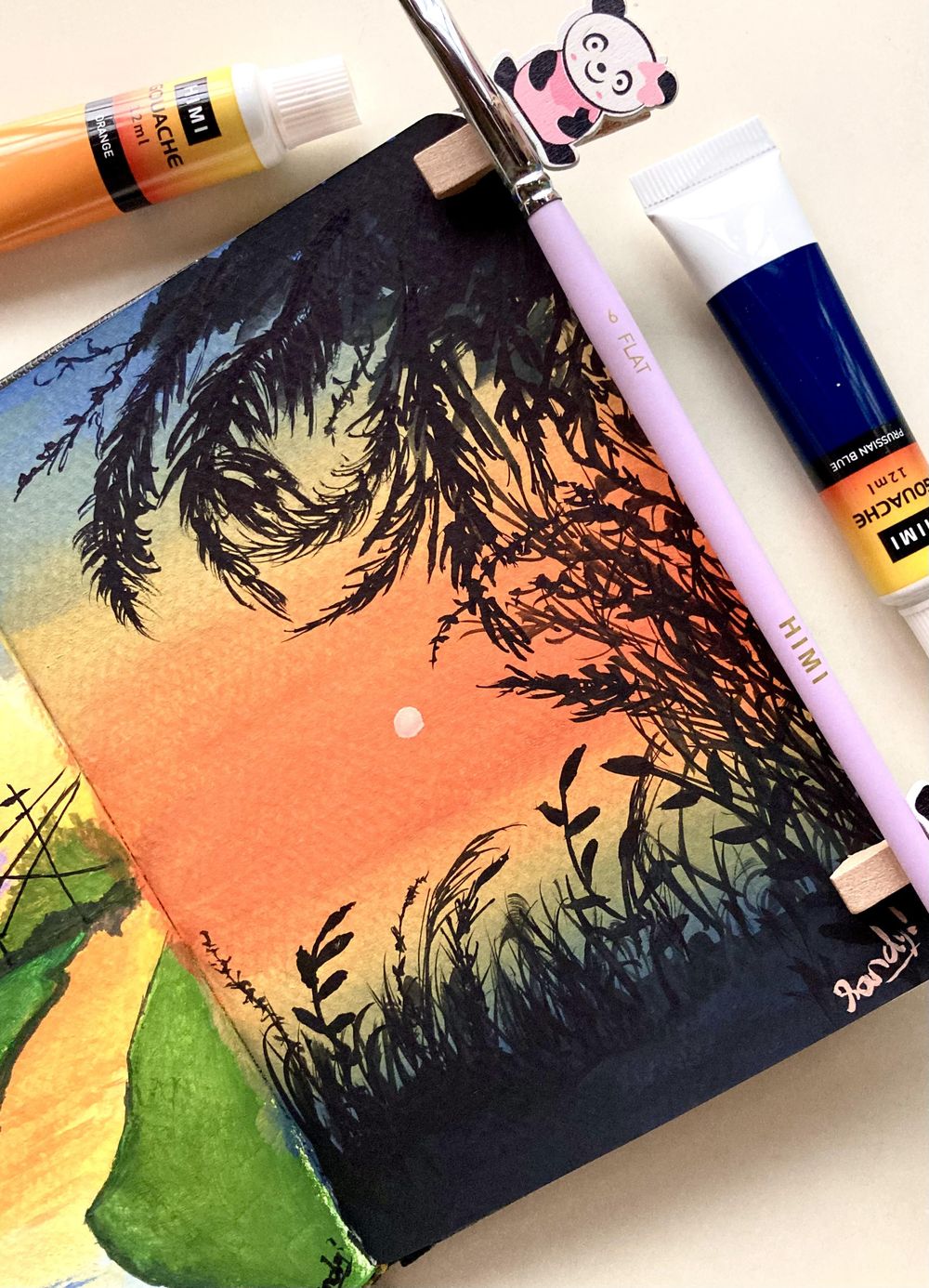 30 days gouache challenge - image 13 - student project