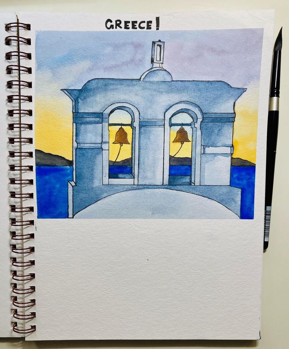 My first travel sketchbook!! - image 1 - student project