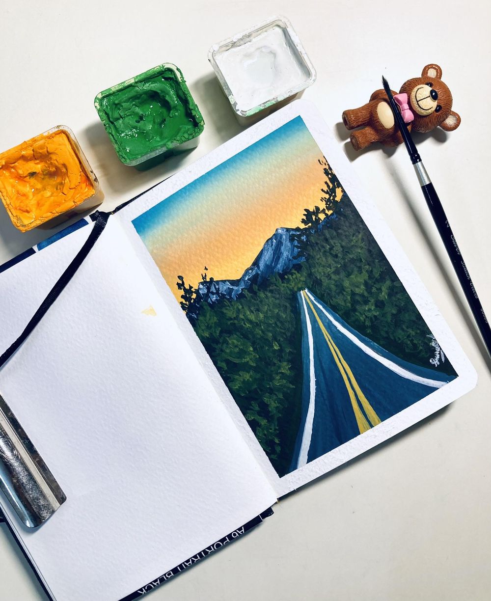 15 days gouache challenge - image 4 - student project