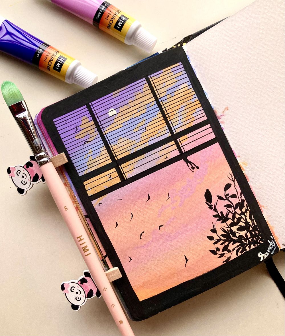 30 days gouache challenge - image 19 - student project