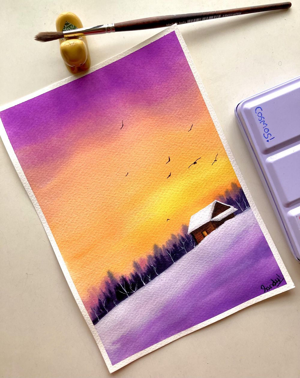 30 days watercolour challenge - image 9 - student project