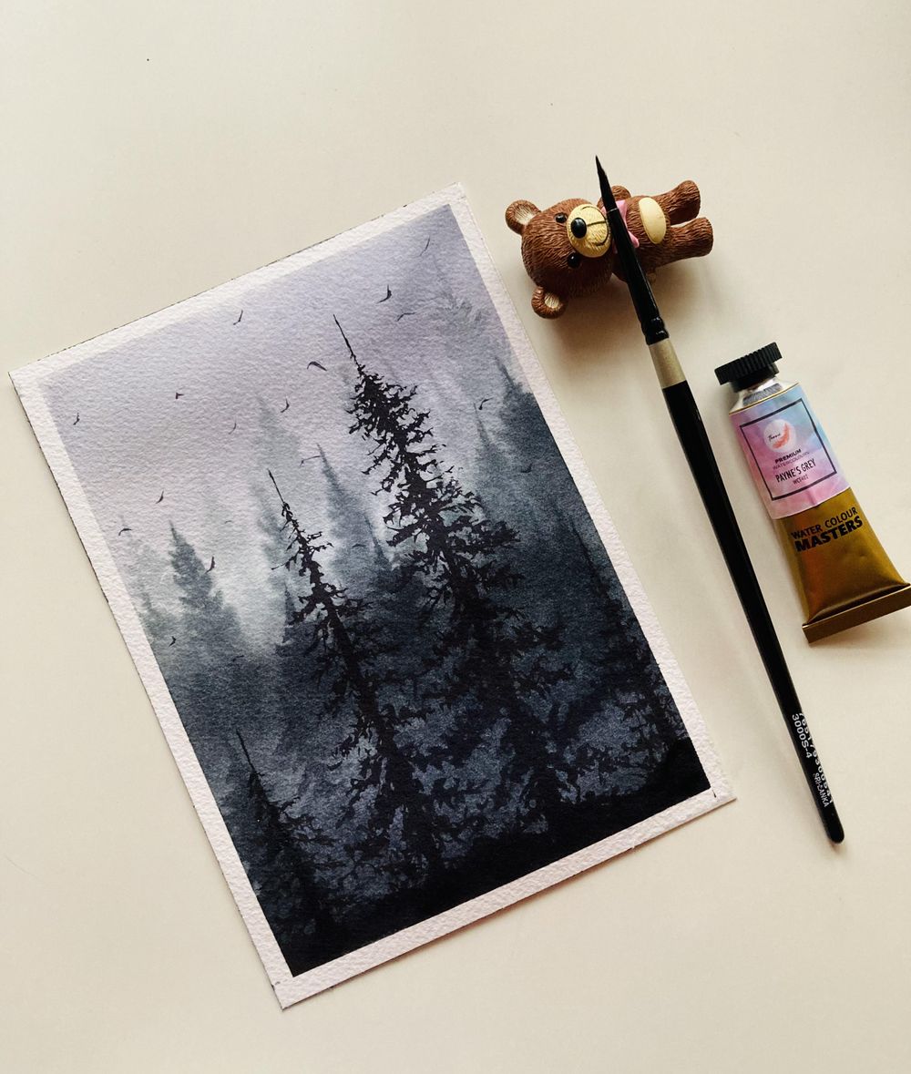 Misty forest - image 1 - student project