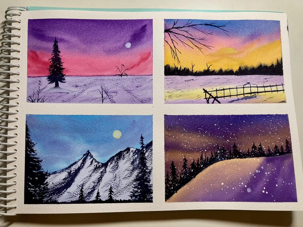 25 days of Cozy winter landscapes - image 1 - student project
