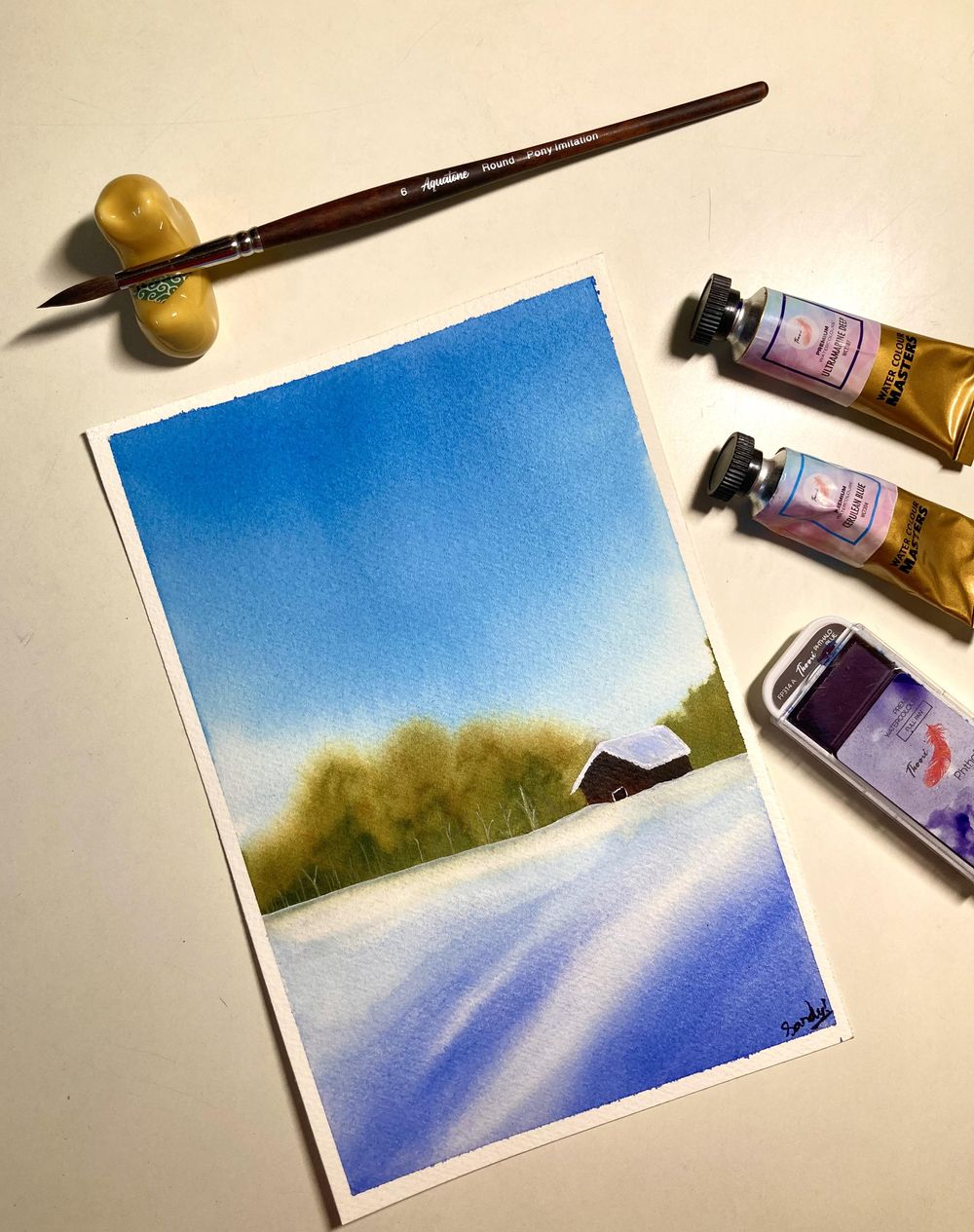 30 days watercolour challenge - image 1 - student project