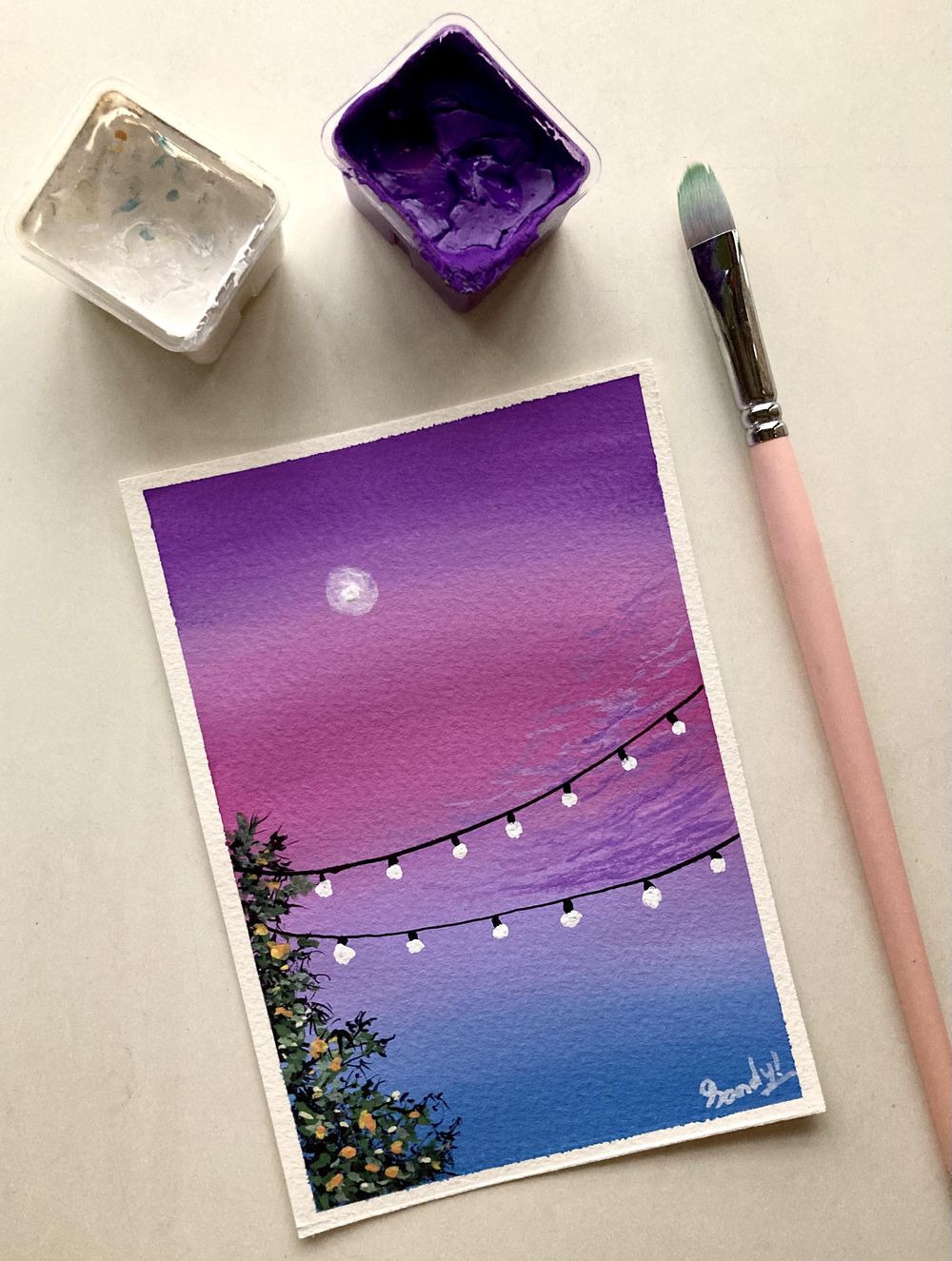 30 days gouache challenge - image 2 - student project