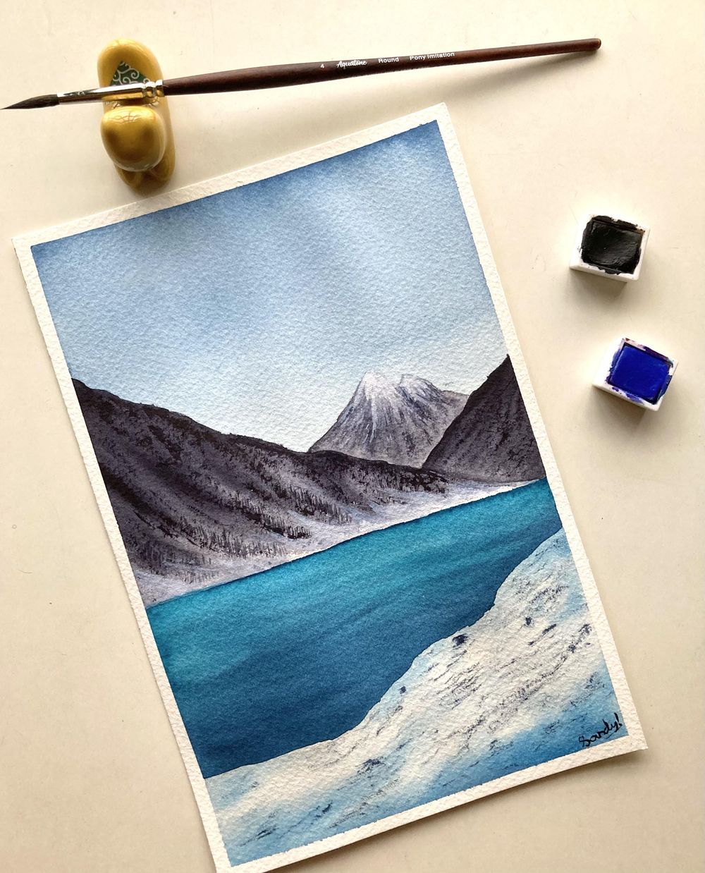 30 days watercolour challenge - image 3 - student project