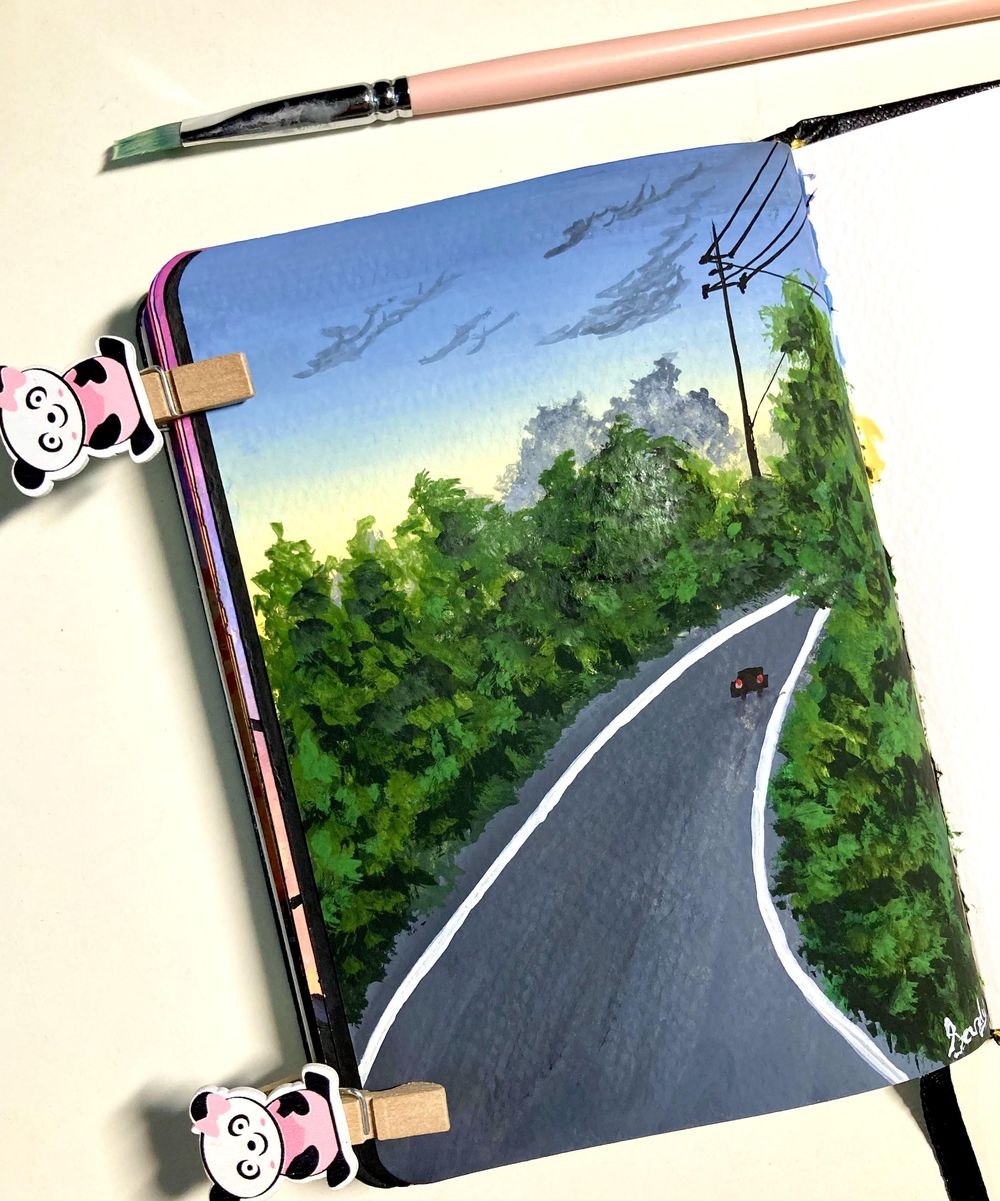 30 days gouache challenge - image 21 - student project